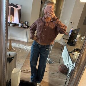 American Eagle Outfitters Brown Corduroy Jacket